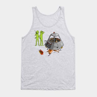 Aliens and Their UFO doing the UFO thing Tank Top